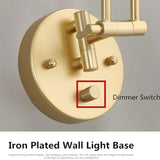 Adjustable Vintage Long Arm Wall Spotlight