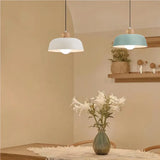 Scandinavian Color Pop Round Aluminum Pendant Lamp