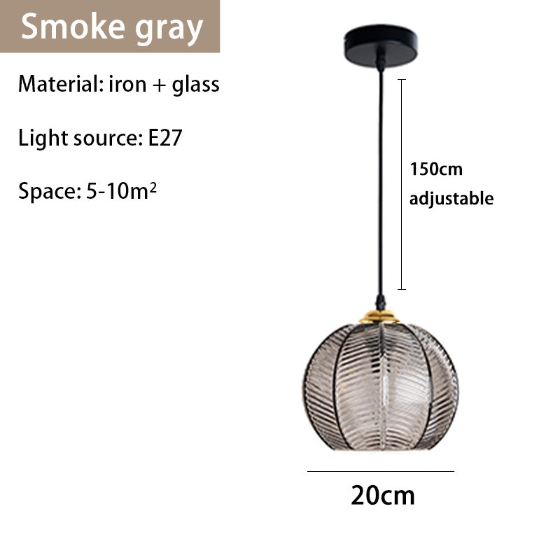 Tyalez Contemporary Glass Patterned Pendant Lights
