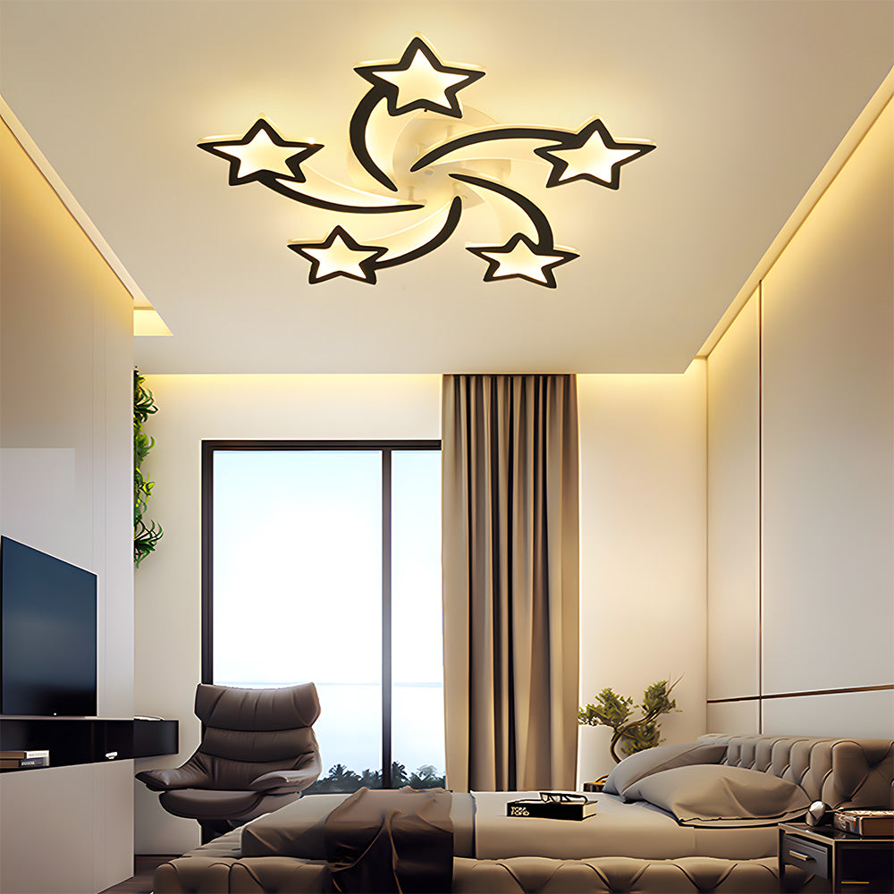 Tyalez Creative Stars Design Living Room LED Ceiling Lights