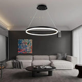 Modern Round Ring Linear Pendant Light