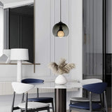 Modern Handblown Glass Globe Ceiling Light