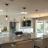 Industrial Retro Style Glass Chandelier
