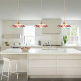 Tyalez Retro Lotus Leaf Shape Glass Pendant Lamp