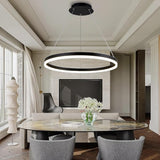 Modern Round Ring Linear Pendant Light