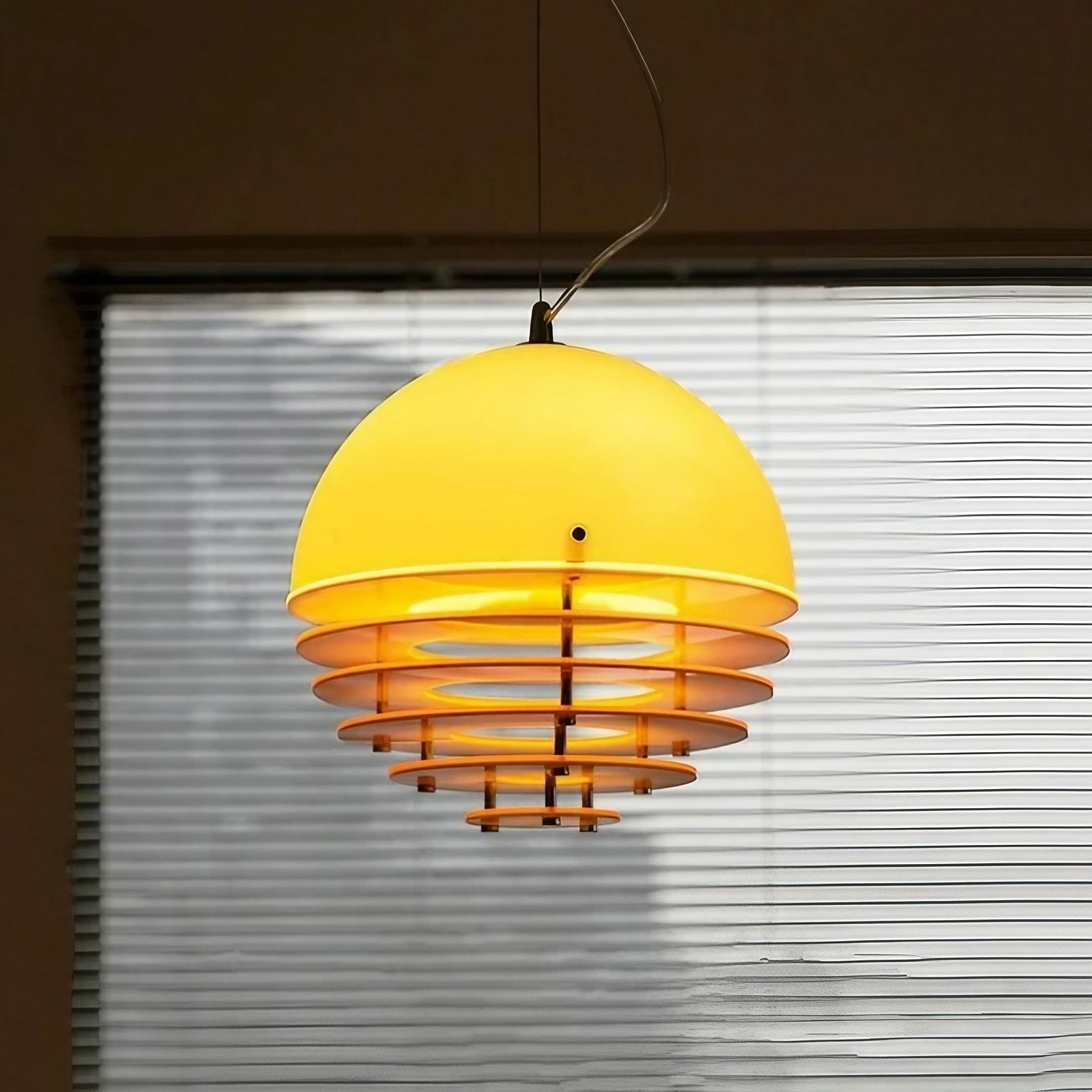 Vintage Bauhaus Sunset Pendant Light