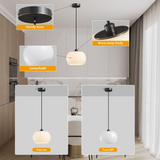 Tyalez Modern Simple Glass Pendant Lights