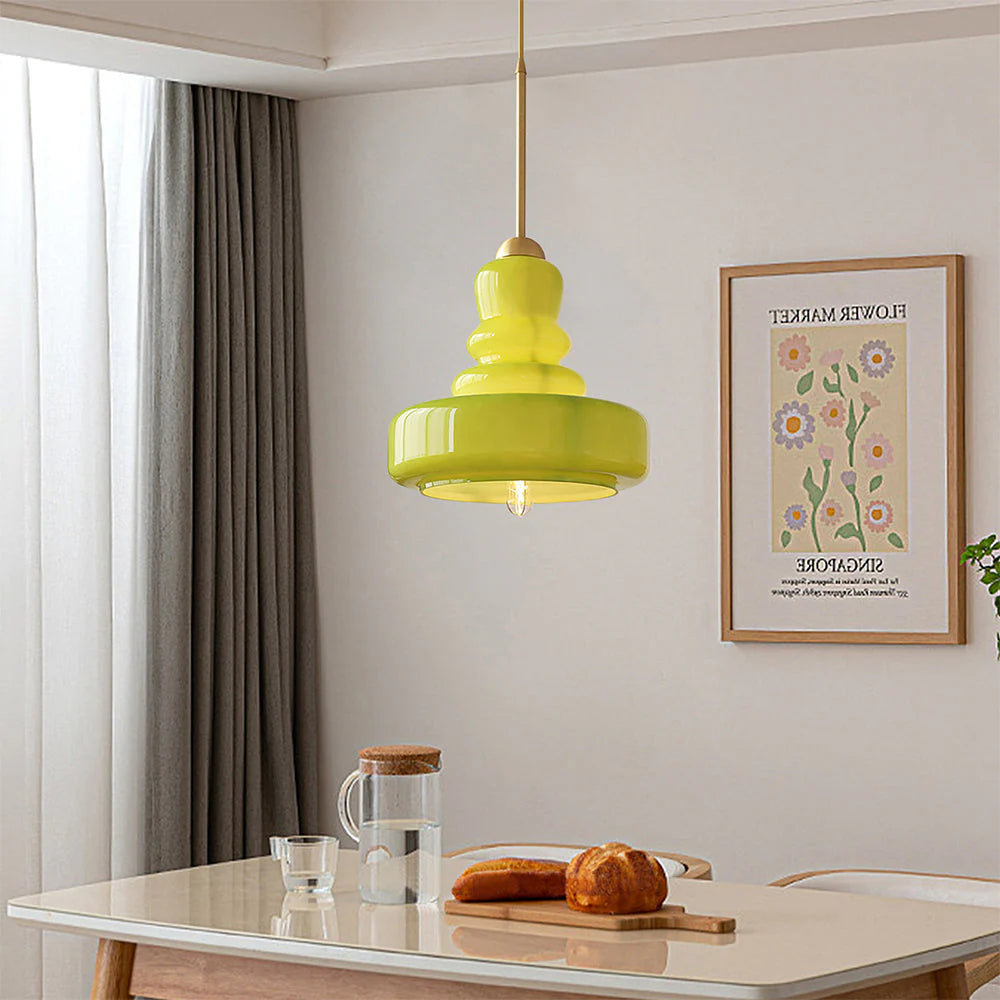 Tyalez French Colorful Gourd Chandelier