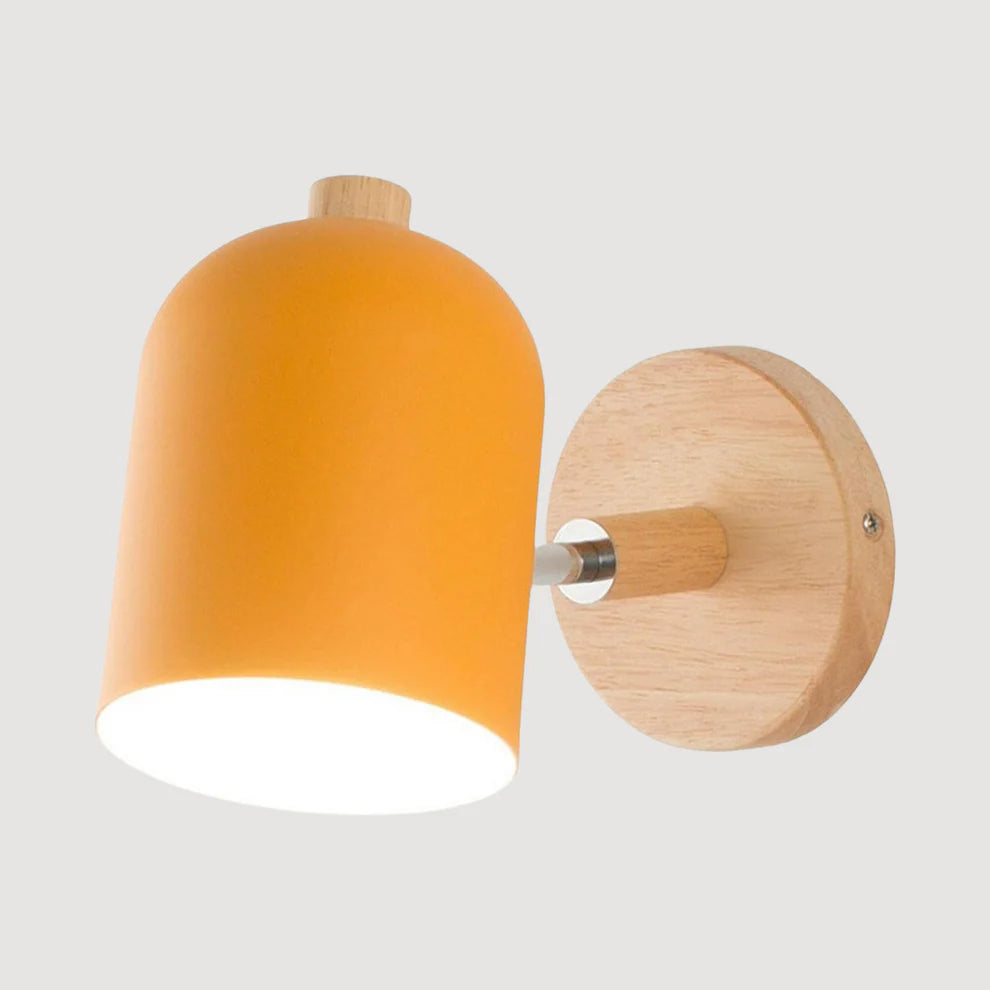 Macaron Wooden Wall Lamp