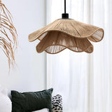 Tyalez Vintage Straw Hat Petal Chandelier