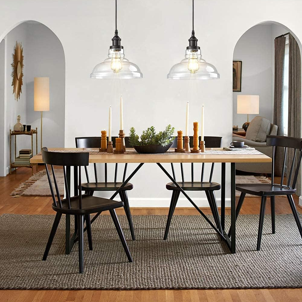Industrial Retro Style Glass Chandelier