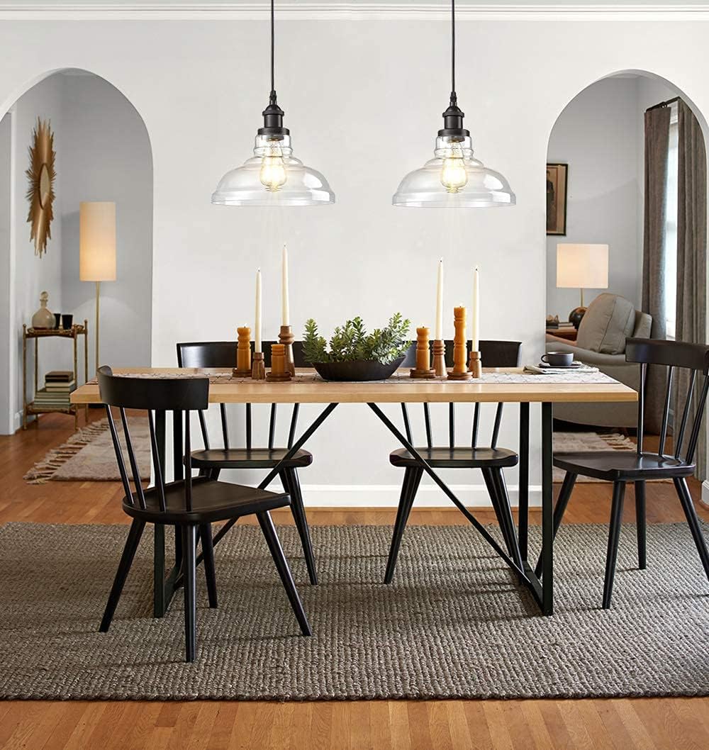 Industrial Retro Style Glass Chandelier