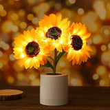Tyalez Creative Sunflower Table Lamp