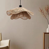 Tyalez Vintage Straw Hat Petal Chandelier