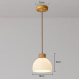 Tyalez Creative Bowl-shaped Glass Bedroom Pendant Lamp Fixtures
