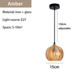Tyalez Contemporary Glass Patterned Pendant Lights