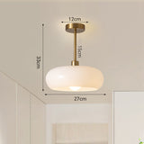 Tyalez Vintage Gold Glass Pendant Ceiling Lights