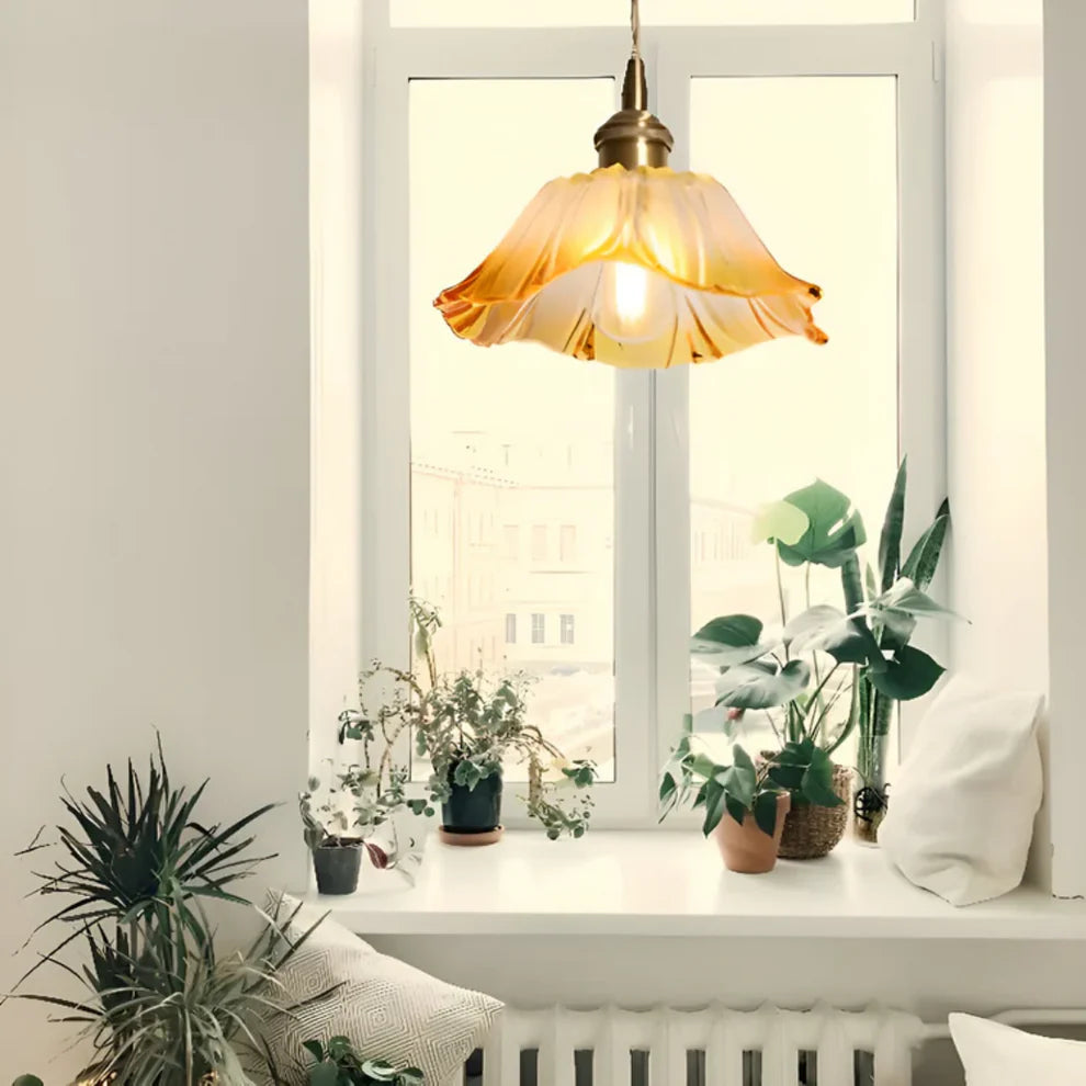 Sunflower Glass Bedroom Dining Room Chandelier