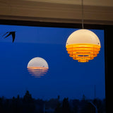 Vintage Bauhaus Sunset Pendant Light