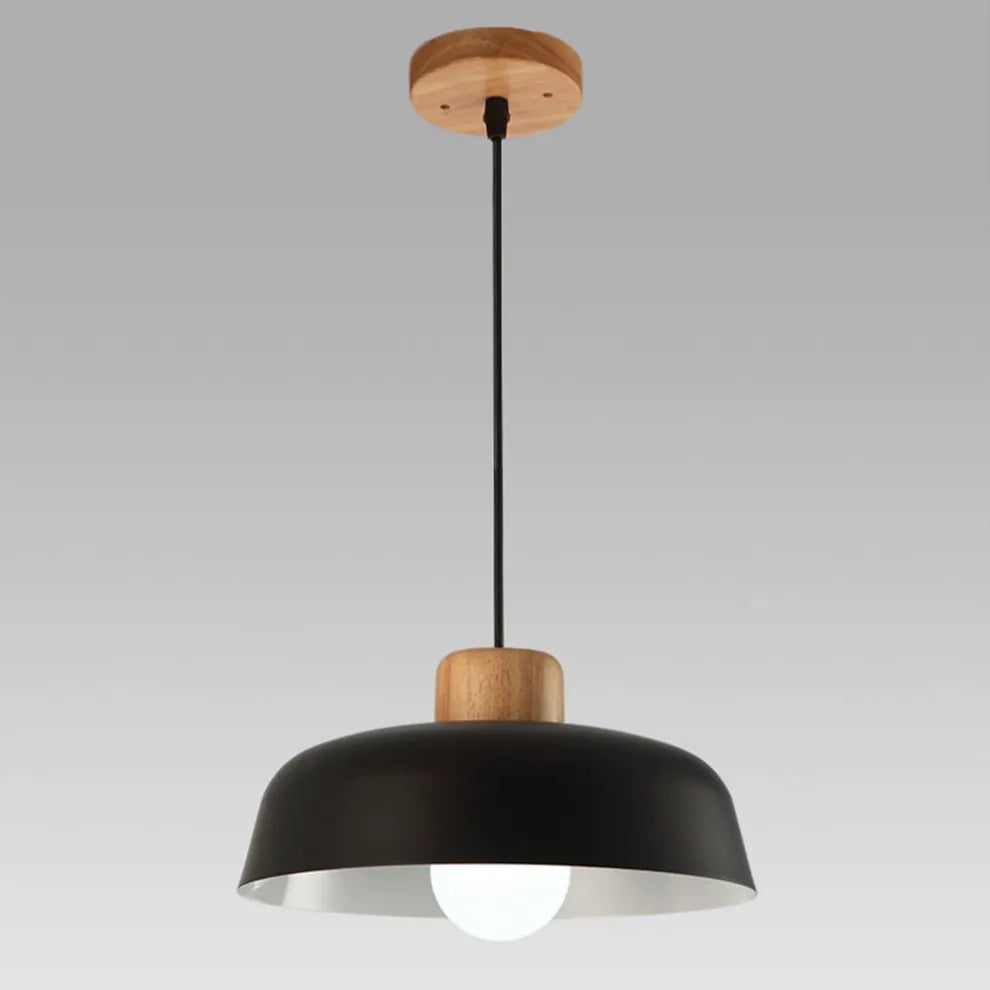 Scandinavian Color Pop Round Aluminum Pendant Lamp