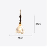 Tyalez Vintage Small Glass Pendant Lighting For Bedroom