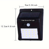 Tyalez 4pcs Solar Outdoor Wall Lights