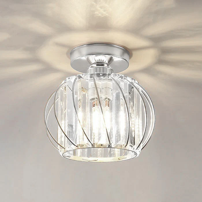 Tyalez Nordic Simple Globular Glass Hallway Pendant Lighting