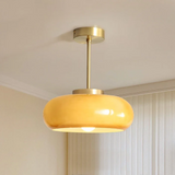 Tyalez Vintage Gold Glass Pendant Ceiling Lights