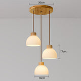 Tyalez Creative Bowl-shaped Glass Bedroom Pendant Lamp Fixtures