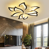 Tyalez Contemporary Flower Shape Iron LED Ceiling Light For Living Room