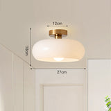 Tyalez Vintage Gold Glass Pendant Ceiling Lights