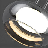 Modern Glass Disc LED Pendant Light – Minimalist Ceiling Fixture