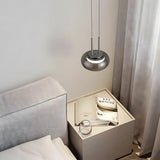 Modern Glass Disc LED Pendant Light – Minimalist Ceiling Fixture