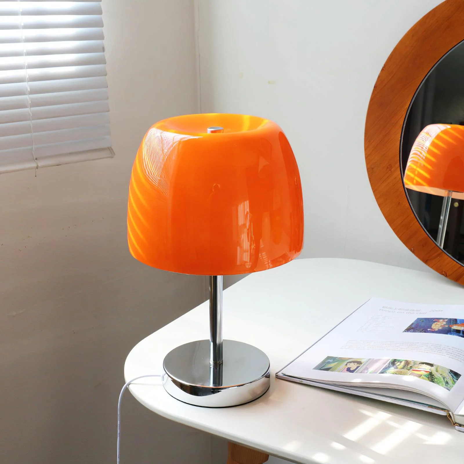 Vintage Bauhaus Simple Retro Living Room Bedroom Table Lamp