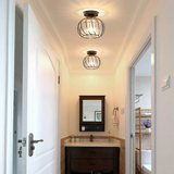 Tyalez Nordic Simple Globular Glass Hallway Pendant Lighting