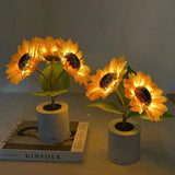 Tyalez Creative Sunflower Table Lamp