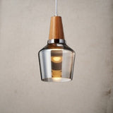 Tyalez Antique Glass Coated Wood Pendant Lights
