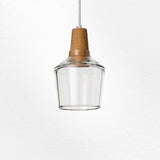 Tyalez Antique Glass Coated Wood Pendant Lights