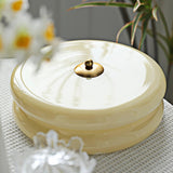 Tyalez Art Deco Cream Cake Ceiling Light