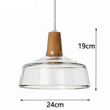 Tyalez Antique Glass Coated Wood Pendant Lights