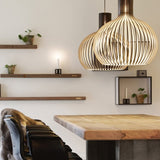 Tyalez Vintage wooden Pendant Light