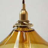 Retro Brown Glass Pendant Light – Single Head