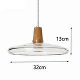 Tyalez Antique Glass Coated Wood Pendant Lights