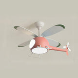 Tyalez Creative Macaroon Color Ceiling Fans with LED Lights