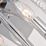Tyalez Industrial Chrome Ceiling Fans with Lights