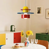 Modern Memphis-Inspired Color Pendant Lamp