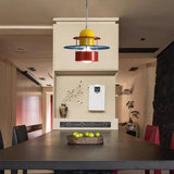 Modern Memphis-Inspired Color Pendant Lamp