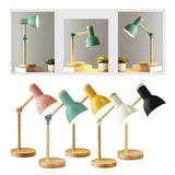 Tyalez Adjustable & Foldable Wooden Table Lamp