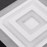 Tyalez Modern Minimalism Square LED Flat Mounted Ceiling Light