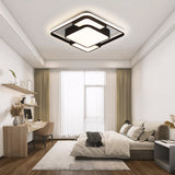 Tyalez Modern Simple Square Shape LED Flush Mount Ceiling Light